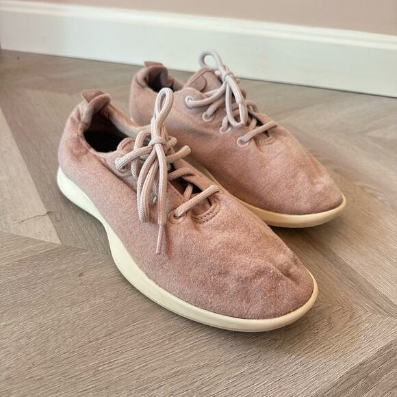 Allbirds Blush Pink Merino Wool Runners Sneakers W10 Women's size 10 - Picture 1 of 8
